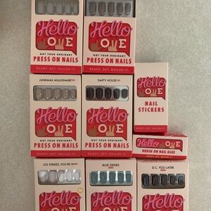 Hello Love Nails (7 boxes/nail stickers/nail glue)